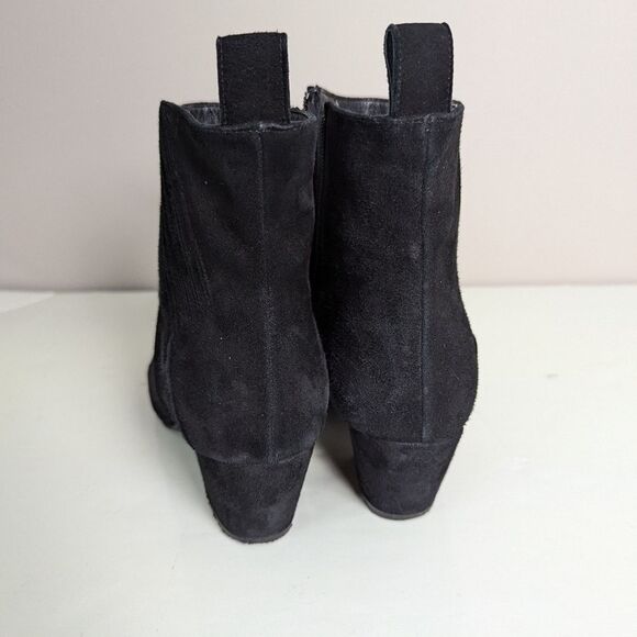 Ma & Lo Suede Chelsea Booties Women’s Pointed Toe Italian Made Sz 36 - Picture 11 of 12